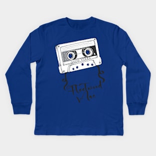 Good Vibes FleetWood Mac // Retro Ribbon Cassette Kids Long Sleeve T-Shirt